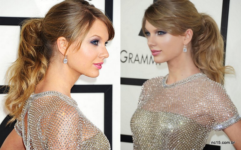 Taylor Swift: detalhe do cabelo 